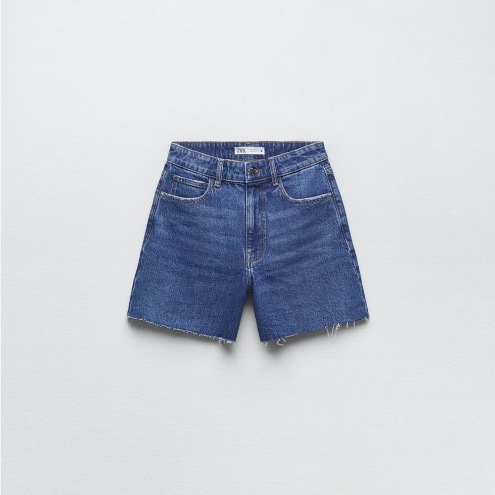 Zara Blue Denim Shorts